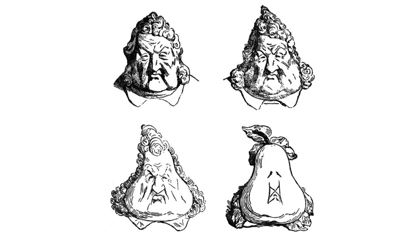 Голова похожа. Оноре Домье Гаргантюа 1831. Оноре Домье портрет Луи Филиппа. Луи Филипп на картине Домье. Луи Филипп в образе Гаргантюа. Карикатура на Луи Филиппа..